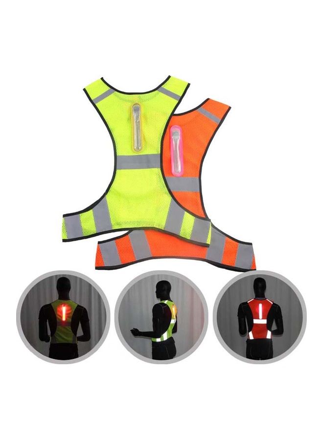 Generic LED Light Up Reflective Safety Vest Running Cycling Night Visibility Jacket 20 x 10 x 20cm  - Image 3