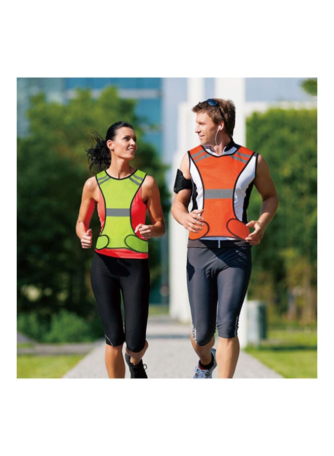 Generic LED Light Up Reflective Safety Vest Running Cycling Night Visibility Jacket 20 x 10 x 20cm  - Image 4