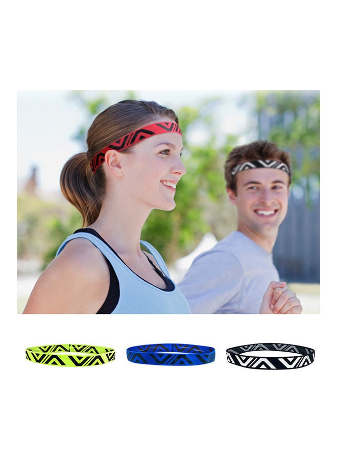 Generic Fashion Sweat Absorbent Breathable Gym Yoga Unisex Sports Headband 20 x 10 x 20cm  - Image 3