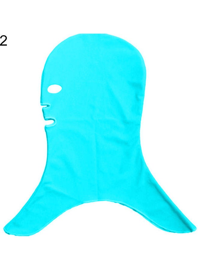 Generic Facekini Breathable Pool Mask Head Sunblock UV Sun Protection Face Swim Cap 20 x 10 x 20cm  - Image 1
