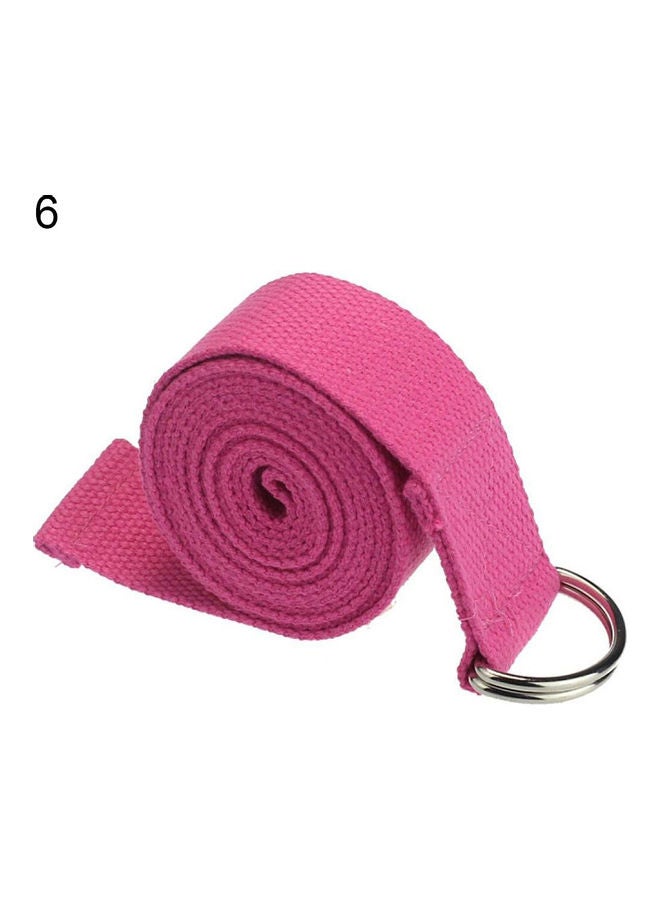 Generic Yoga Stretch Strap D-Ring Waist Leg Fitness Exercise Sports Training Belt 180cm 20 x 10 x 20cm  - Image 1