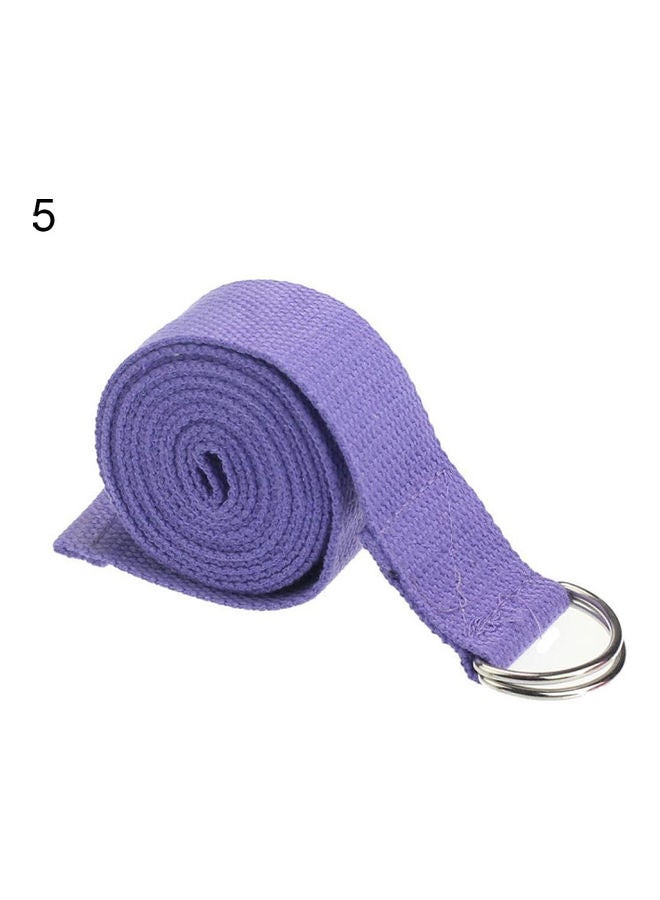 Generic Yoga Stretch Strap D-Ring Waist Leg Fitness Exercise Sports Training Belt 180cm 20 x 10 x 20cm  - Image 1