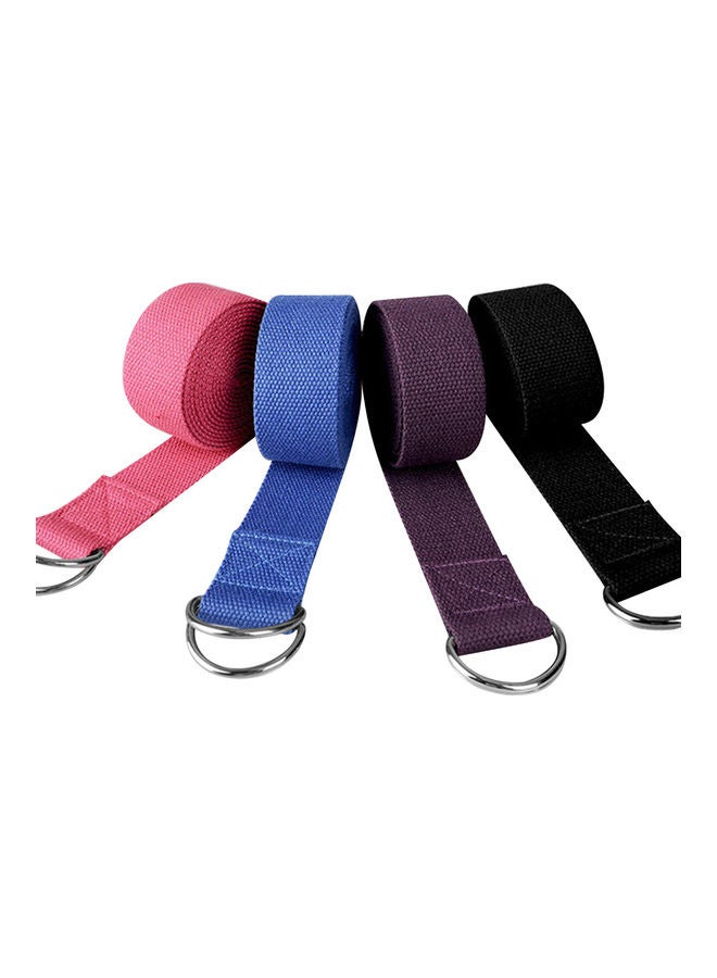 Generic Yoga Stretch Strap D-Ring Waist Leg Fitness Exercise Sports Training Belt 180cm 20 x 10 x 20cm  - Image 2