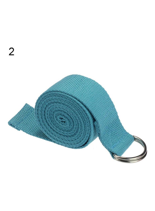 Generic Yoga Stretch Strap D-Ring Waist Leg Fitness Exercise Sports Training Belt 180cm 20 x 10 x 20cm  - Image 4