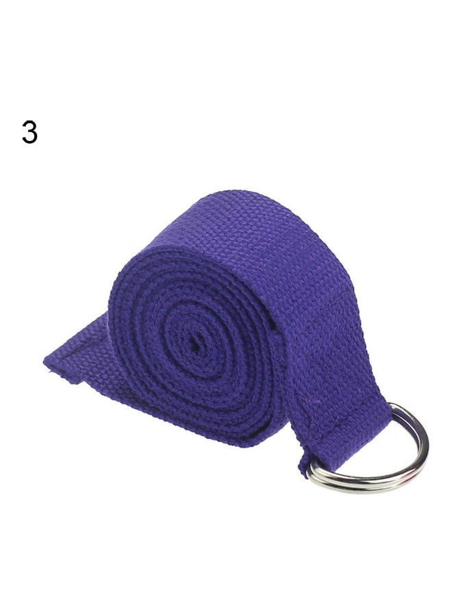 Generic Yoga Stretch Strap D-Ring Waist Leg Fitness Exercise Sports Training Belt 180cm 20 x 10 x 20cm  - Image 5