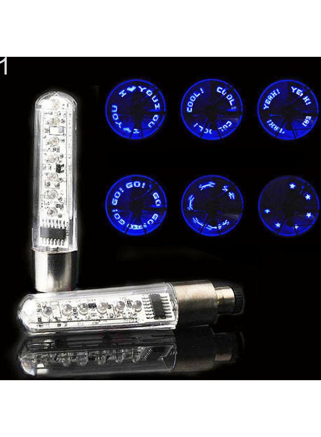 Generic 7 LED Bicycle Motorcycle Car Bike Tyre Wheel Valve Cap Flash Light 20 x 10 x 20cm - Image 1