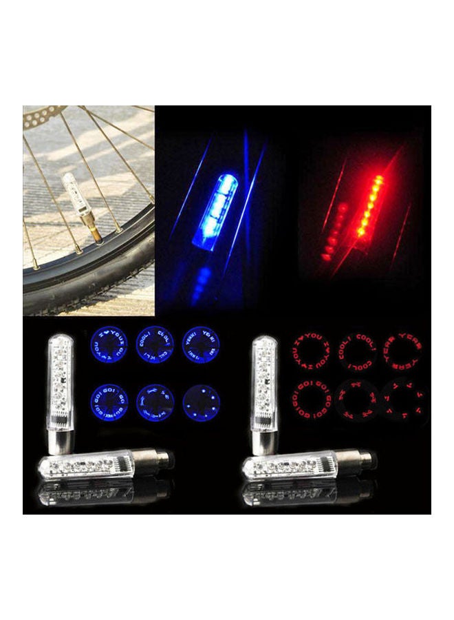Generic 7 LED Bicycle Motorcycle Car Bike Tyre Wheel Valve Cap Flash Light 20 x 10 x 20cm - Image 3