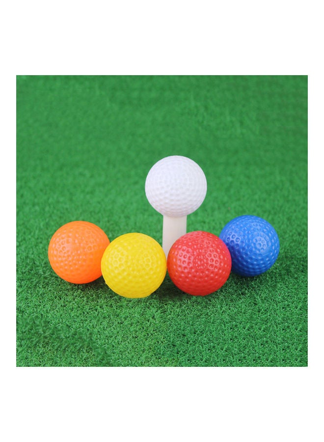 Generic 10 Piece Hollow Practice Golf Playing Ball Toy For Indoor Training 20 x 10 x 20cm  - Image 3