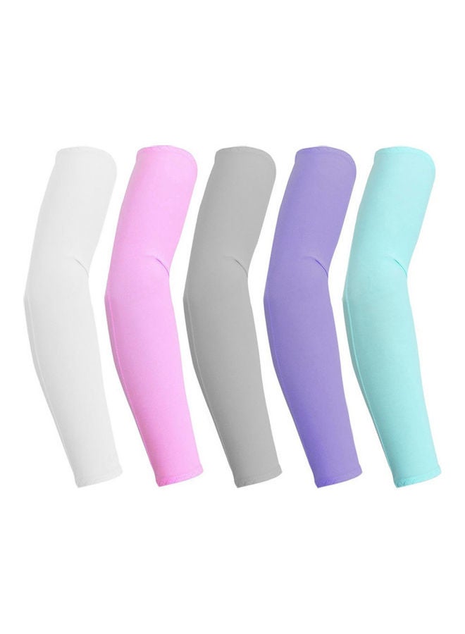 Generic Unisex Summer Sun UV Block Cool Cover Cycling Golf Fishing Climbing Arm Sleeves 20 x 10 x 20cm  - Image 5