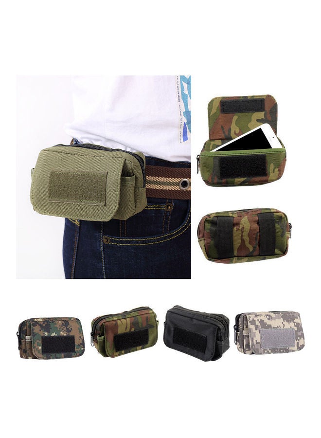 Outdoor Tactical Molle Camo Waist Bag Waterproof Phone Pouch Pocket Pack 20 x 10 x 20cm - Image 2