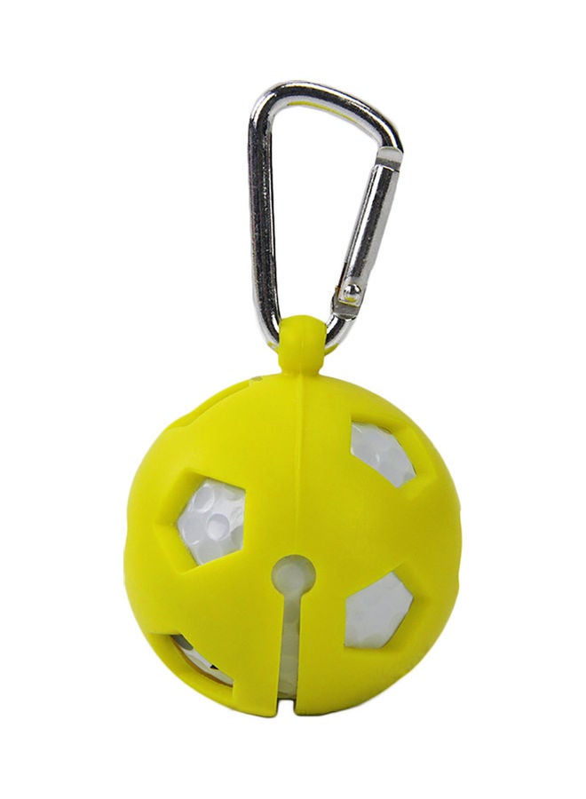Generic Silicone Golf Ball Cover Hollow Sleeve Protective Carabiner Keychain 20 x 10 x 20cm - Image 1