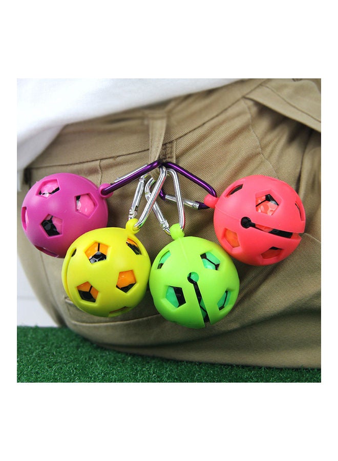 Generic Silicone Golf Ball Cover Hollow Sleeve Protective Carabiner Keychain 20 x 10 x 20cm - Image 2