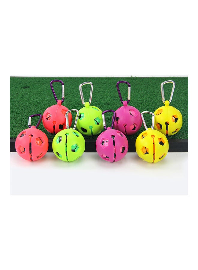 Generic Silicone Golf Ball Cover Hollow Sleeve Protective Carabiner Keychain 20 x 10 x 20cm - Image 3