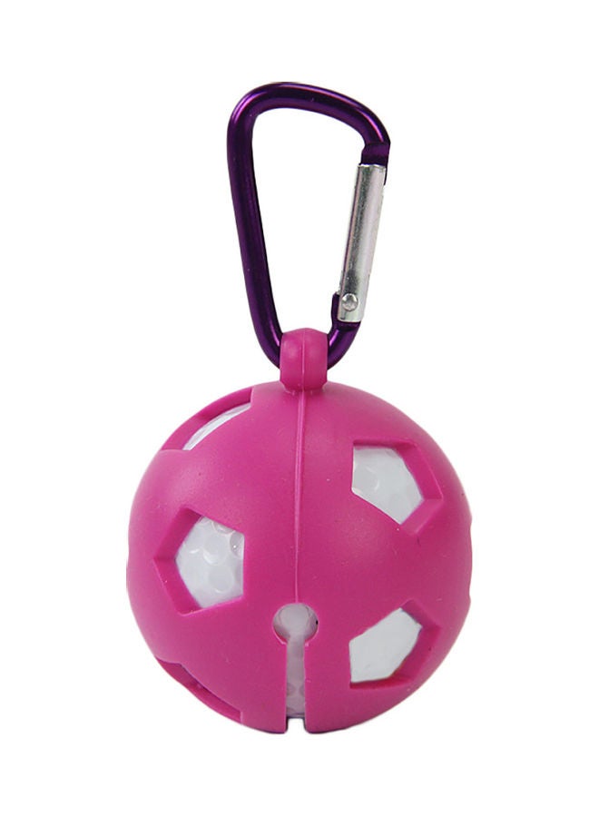 Generic Silicone Golf Ball Cover Hollow Sleeve Protective Carabiner Keychain 20 x 10 x 20cm - Image 1