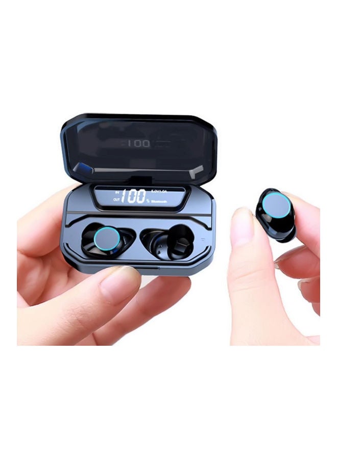 G02 6D TWS LED Display Stereo Wireless Earphones With 3300mAh Charging Box Black