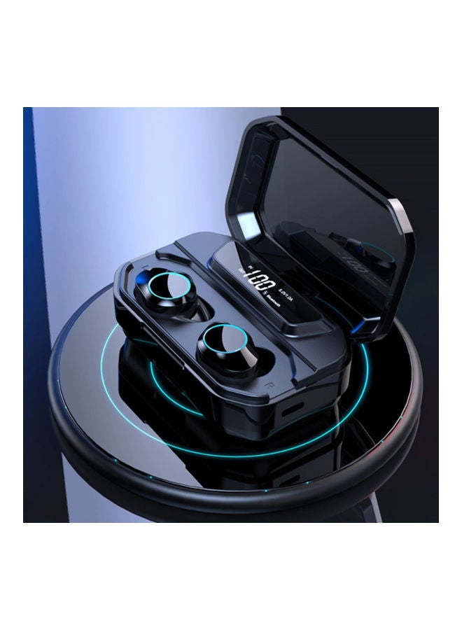 G02 6D TWS LED Display Stereo Wireless Earphones With 3300mAh Charging Box Black
