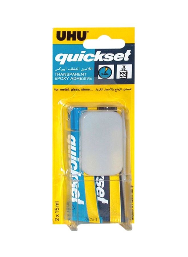 UHU Quickset Epoxy White