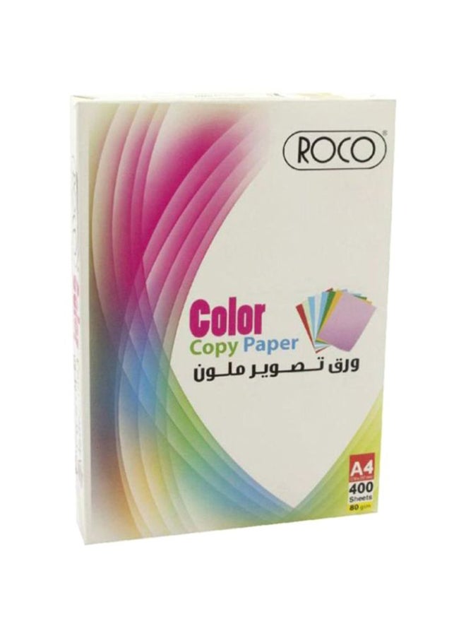 ROCO 400-Piece A4 Colour Copy Paper Set