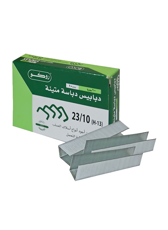 ROCO Half Strip Heavy Duty Staples Silver