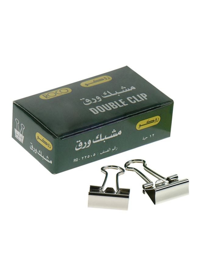 روكو مشابك ربط فضي - Image 2