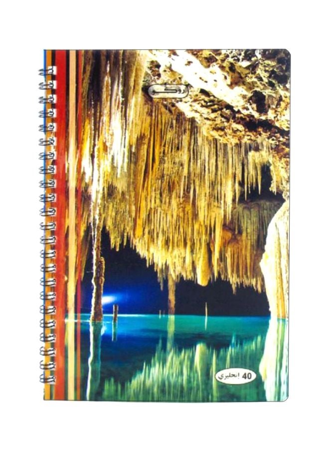 روكو نوت بوك بورق تسطير مزدوج مقاس A5 متعدد الألوان