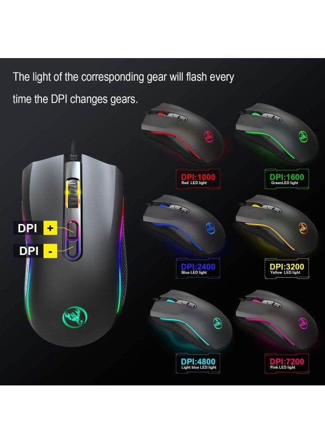 إتش إكس إس جيه ماوس A869 ضوئي USB لاسلكي أسود - Image 5