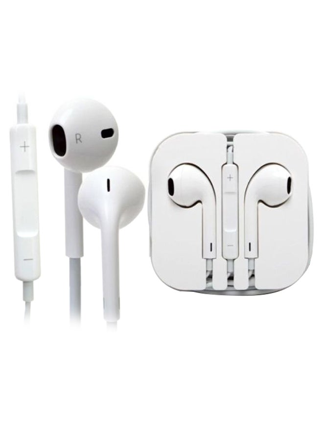 Muzz - Stereo In-Ear Earphone For Apple White - Image 1