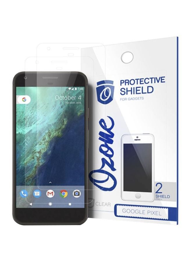 Ozone Set Of 2 HD Screen Protector Scratch Guard For Google Pixel Clear