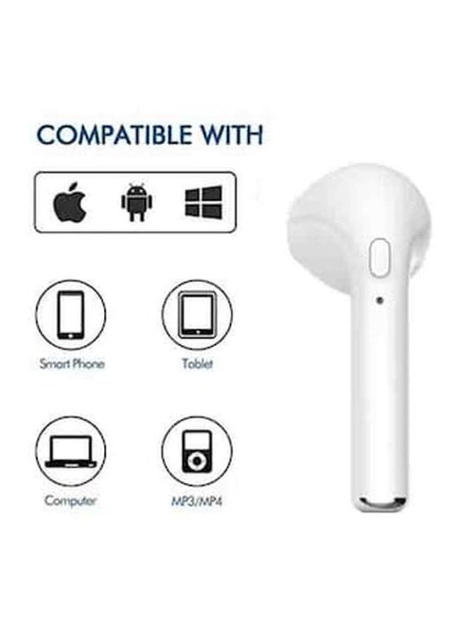 HBQ Bluetooth In-Ear Earphone With Mic White  - Image 3
