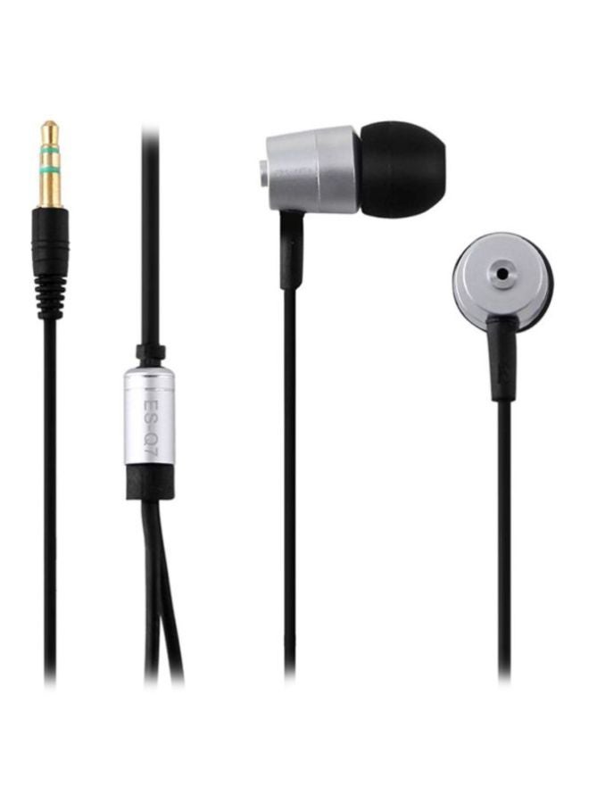 Awei In-Ear Wired Earphones Black/Silver - Image 1
