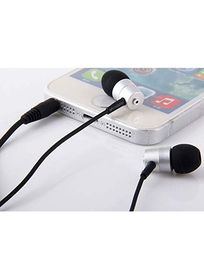 Awei In-Ear Wired Earphones Black/Silver - Image 4