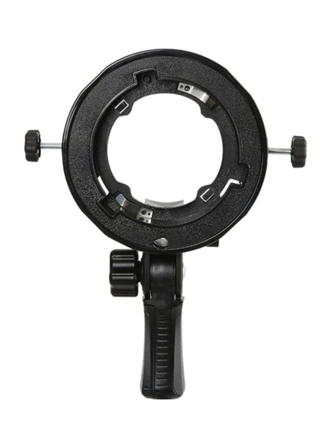 Coopic Tr-05 S Type 5 Speedlites Flash Holder Bowens Mount Bracket With Hand Grip Black