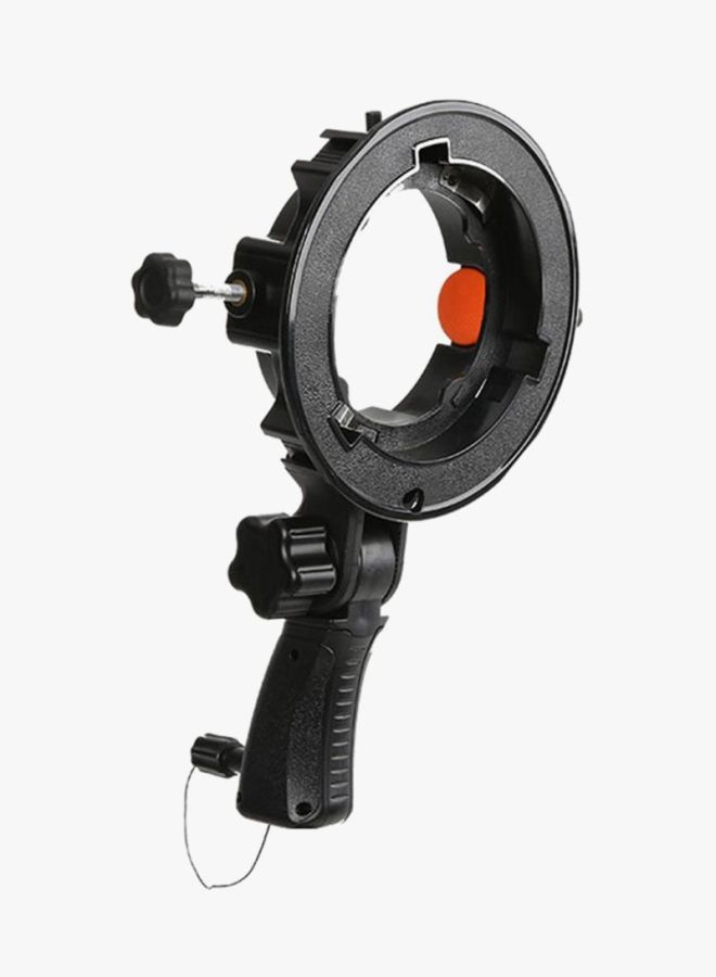 Coopic Tr-05 S Type 5 Speedlites Flash Holder Bowens Mount Bracket With Hand Grip Black - Image 3