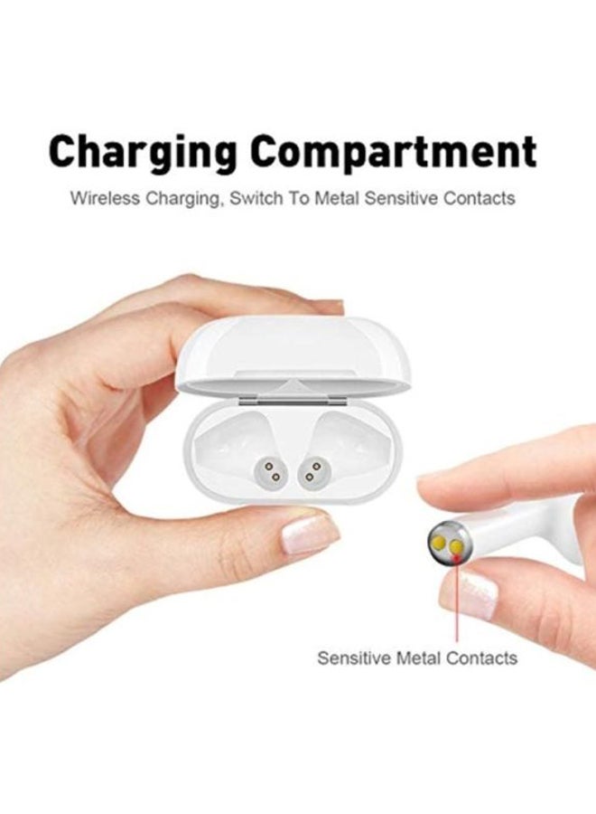 Generic - i12 Bluetooth In-Ear Earphones With Charging Case White - Image 1
