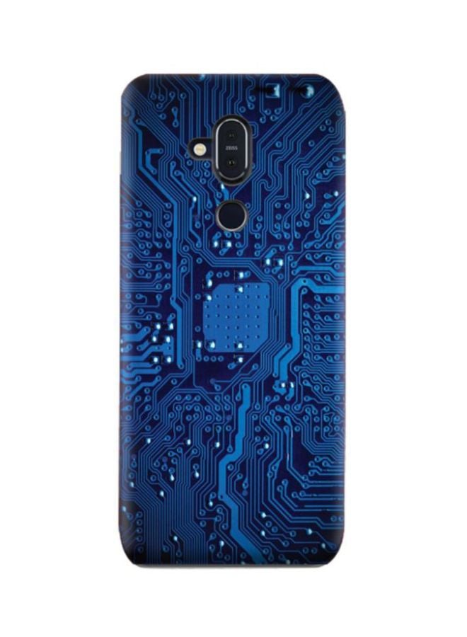 AMC DESIGN - Protective Case Cover For Nokia 8.1 Circuit Board Pattern - Image 1