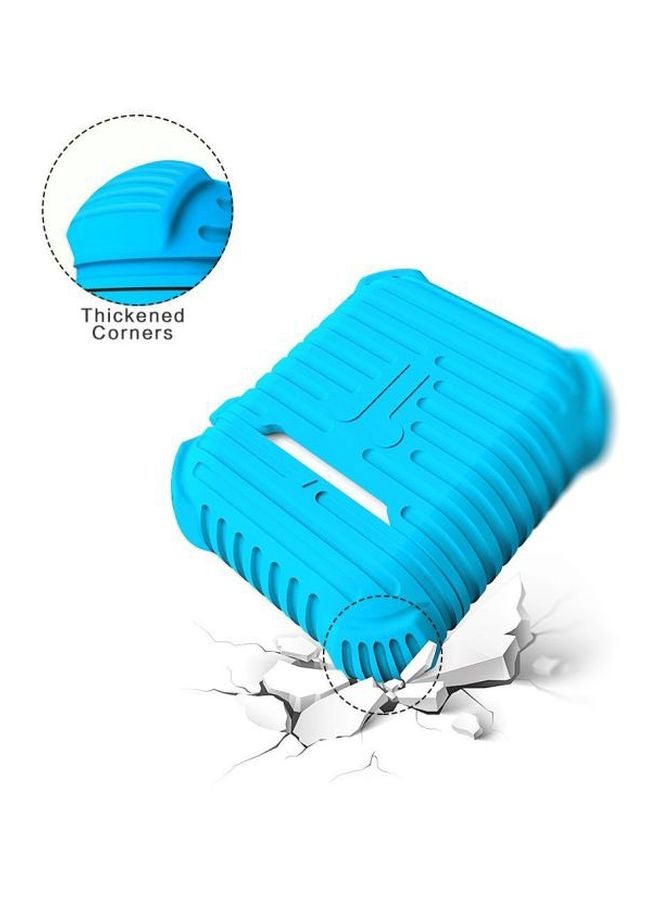 I-Smile Protective Case Cover For Apple AirPods Blue  - Image 3