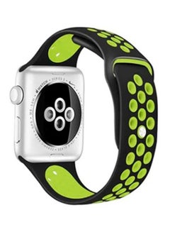 Pearl in Oyster Replacement Band For Apple Watch 42/44 mm Black/Green  - Image 1