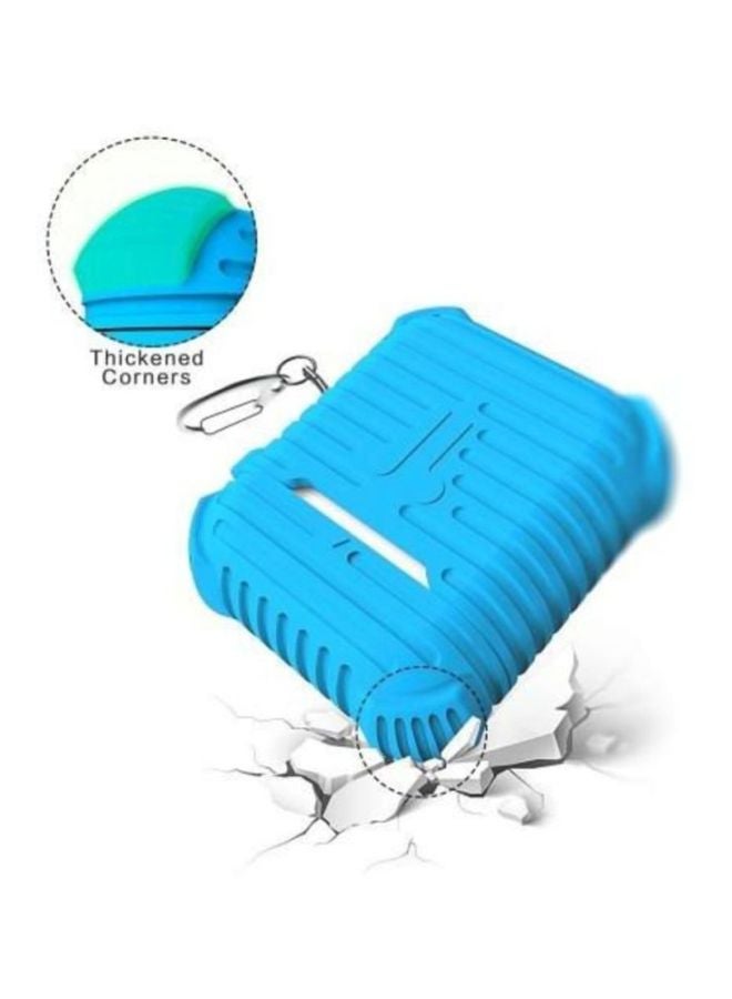 I-Smile Protective Case Cover For Apple AirPods Blue  - Image 2