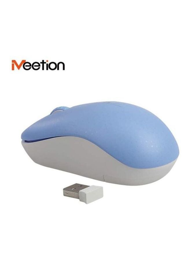 Meetion Wireless Optical Mouse Purple - Image 2