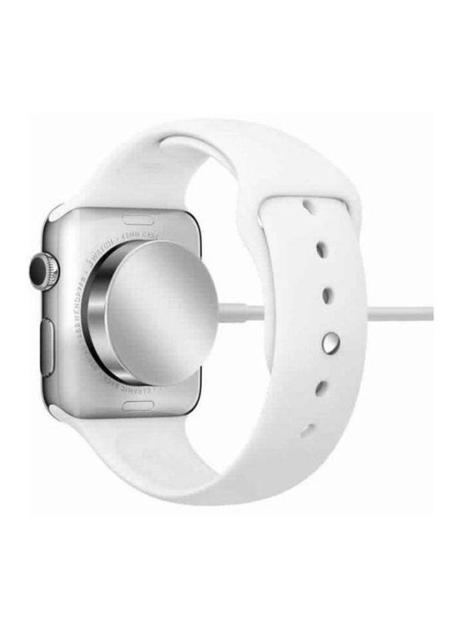 Coteetci Magnetic Charger For Apple Watch White - Image 2