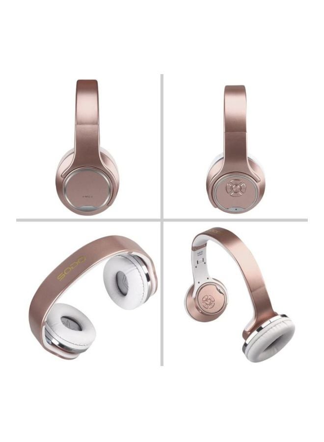 SODO Bluetooth Over-Ear Headphones Rose Gold - Image 3