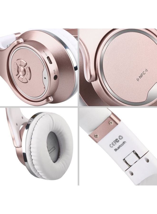 SODO Bluetooth Over-Ear Headphones Rose Gold - Image 5