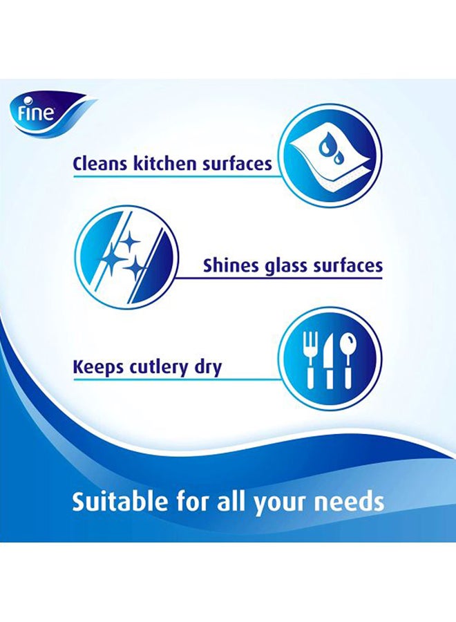 Fine Sterilized Kicthen Paper Towel Mega Roll 250 Meters Pack Of 2 White  - Image 3