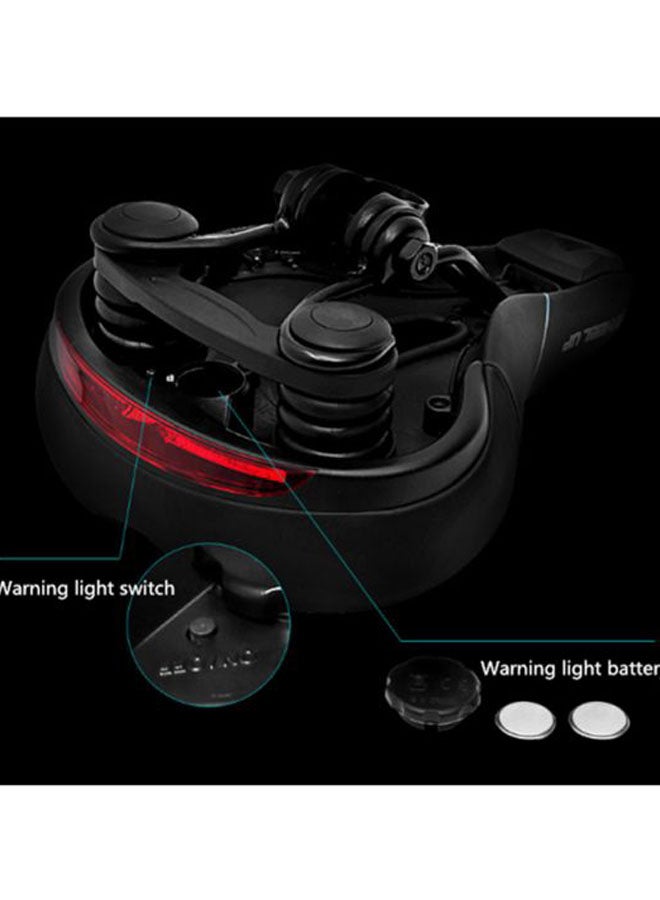 بيوينتي مقعد للدراجة مزود بأضواء تحذيرية 26سم - Image 2