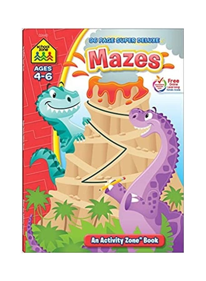 Mazes Ages 4-6 96P Paperback English by School Zone - 38544 