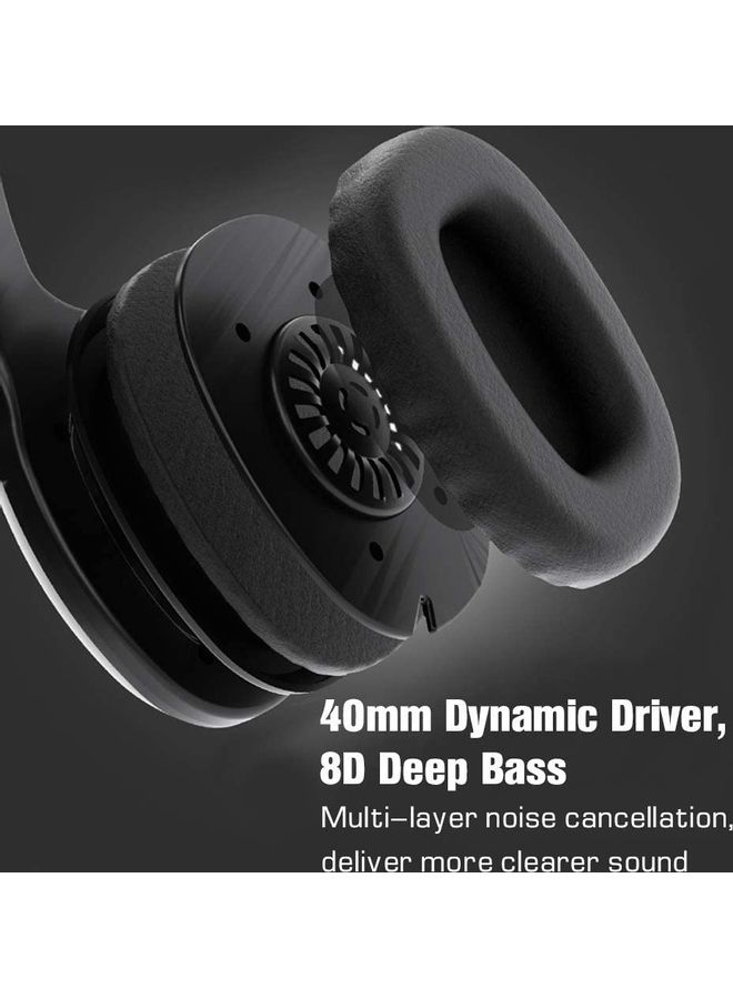 Lenovo - HD100 Bluetooth Over-Ear Headphone Black - Image 1