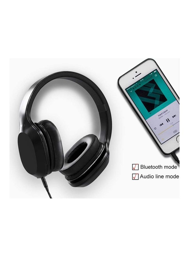 Lenovo - HD100 Bluetooth Over-Ear Headphone Black - Image 1