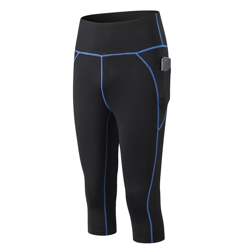 Generic High Waist Pocket Bodycon Jogging Trousers L - Image 5