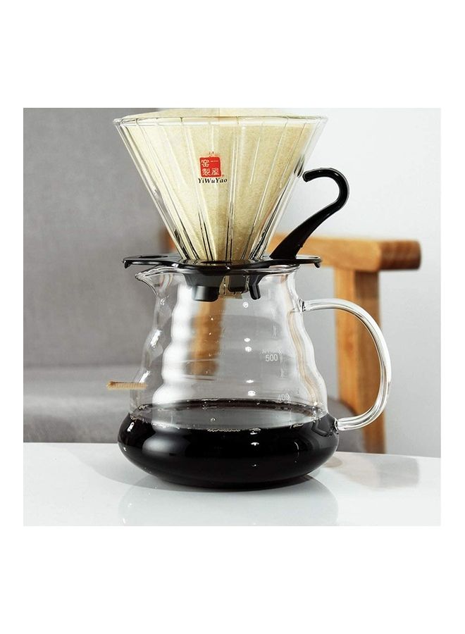 100 Pieces Natural Coffee Dripper Pappers Multicolor 6.3*4.7*4.7inch  - Image 2