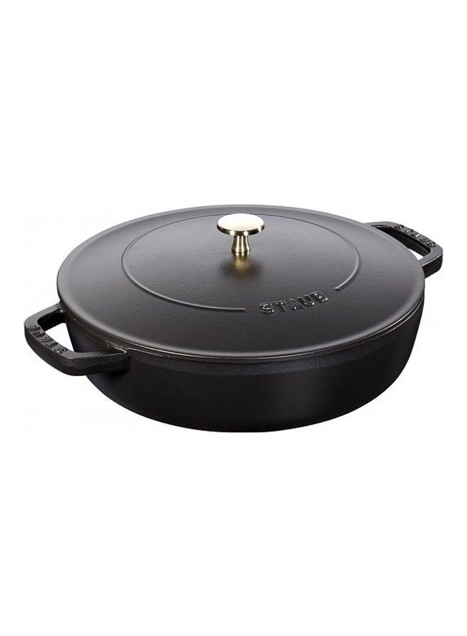 STAUB Braiser Black 28cm 